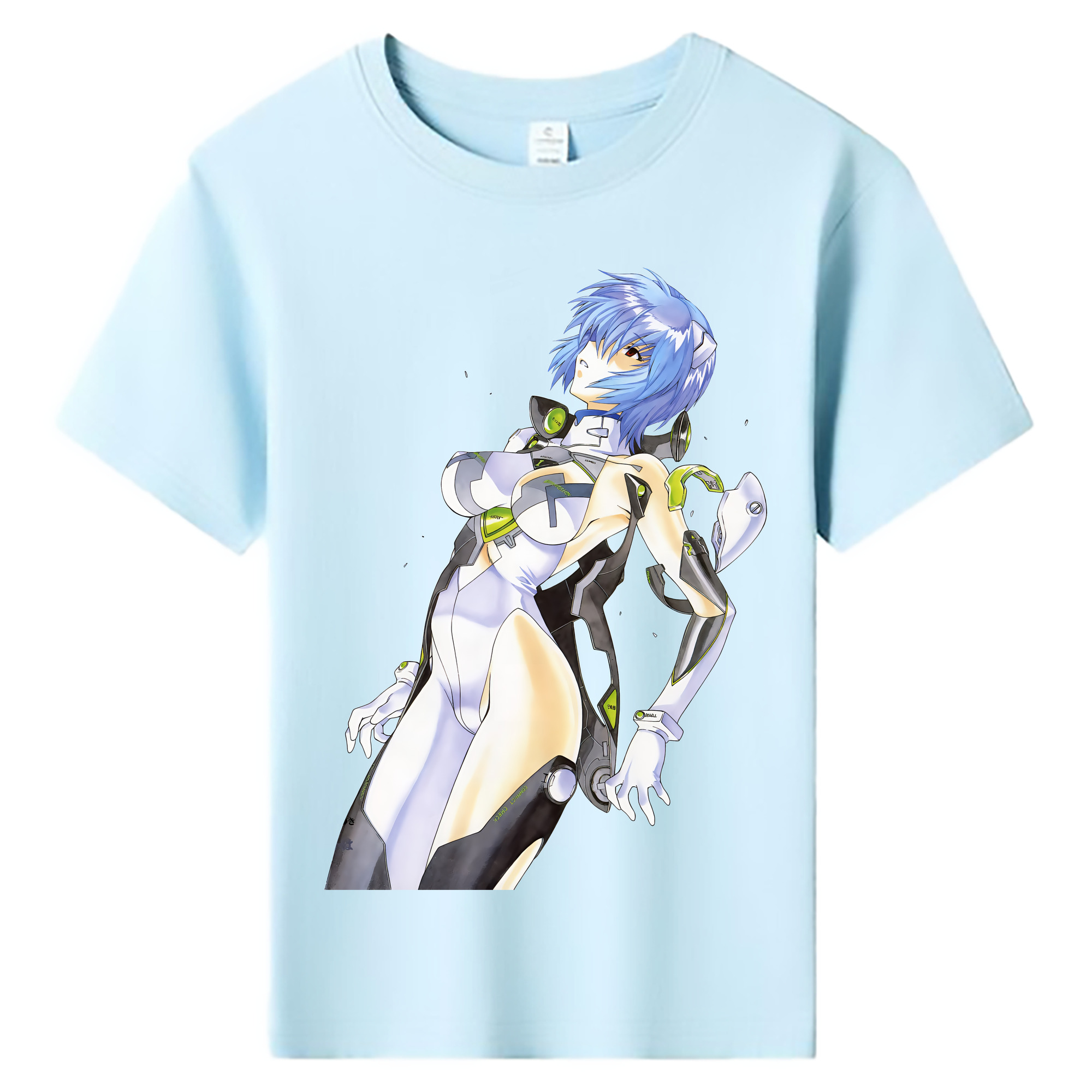 （画像用） EVA 新世紀エヴァンゲリオン 綿100％キッズTシャツ（フロントプリント）